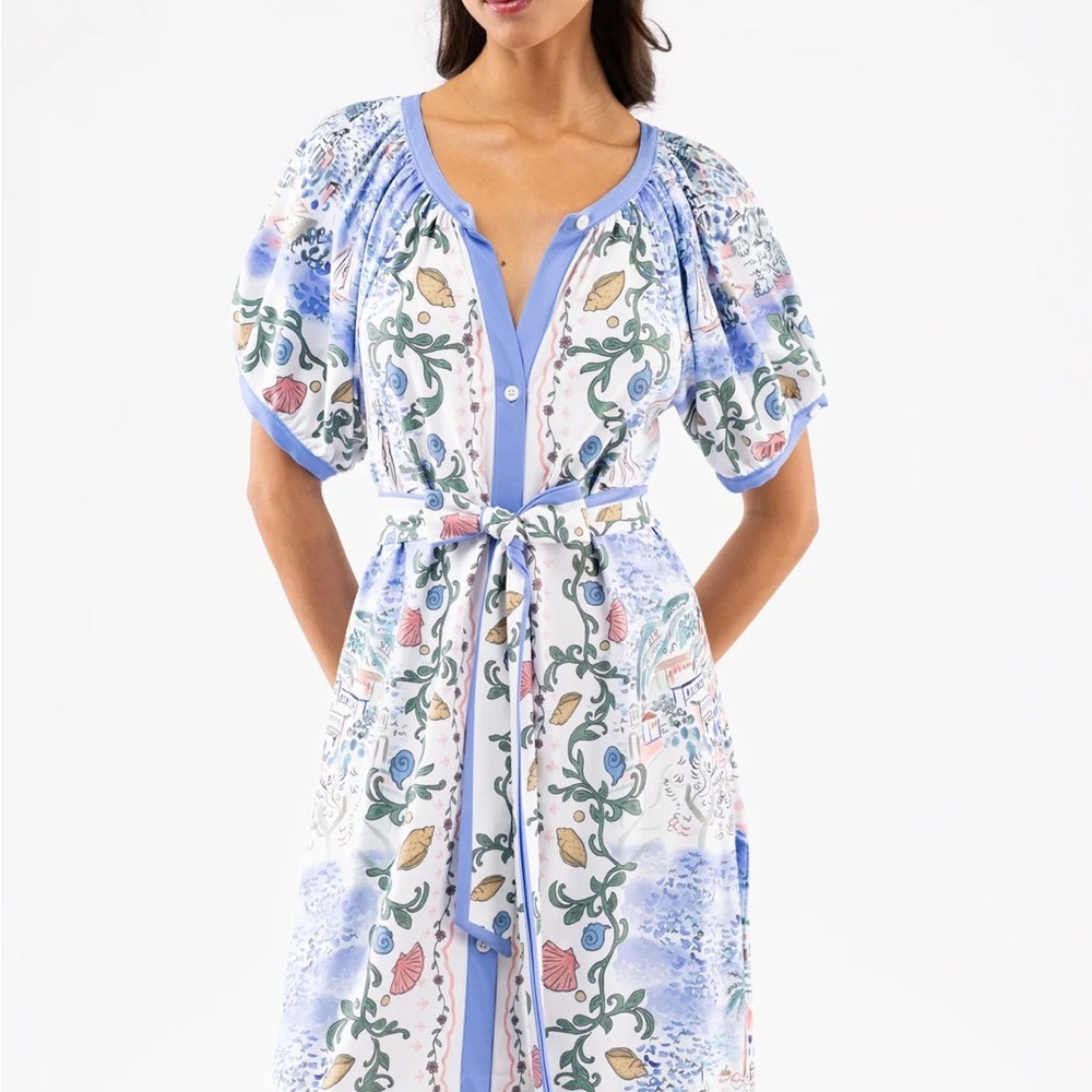 Smith & Quinn Sea Mural long dress